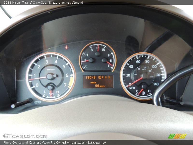  2012 Titan S Crew Cab S Crew Cab Gauges