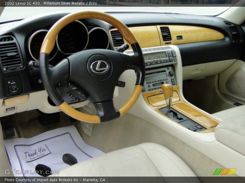 Millenium Silver Metallic / Ecru 2002 Lexus SC 430