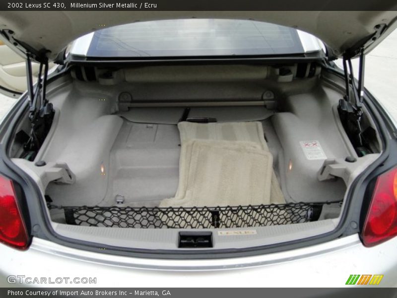 Millenium Silver Metallic / Ecru 2002 Lexus SC 430
