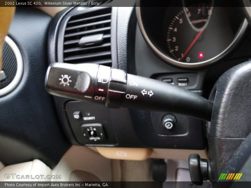 Millenium Silver Metallic / Ecru 2002 Lexus SC 430