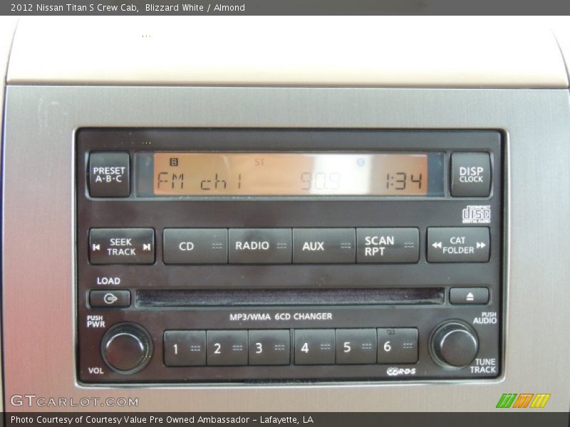 Audio System of 2012 Titan S Crew Cab