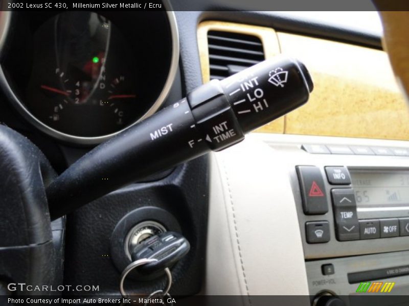 Millenium Silver Metallic / Ecru 2002 Lexus SC 430