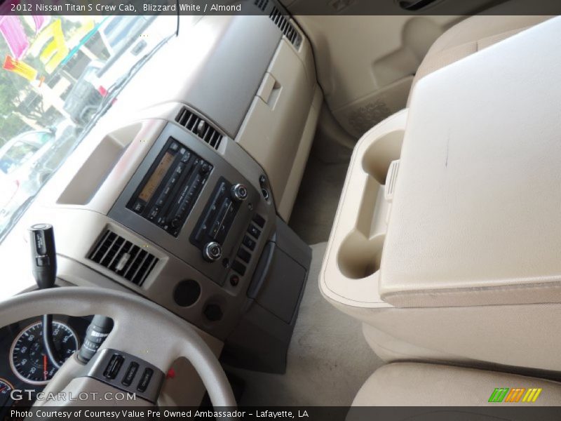 Blizzard White / Almond 2012 Nissan Titan S Crew Cab