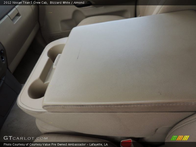Blizzard White / Almond 2012 Nissan Titan S Crew Cab