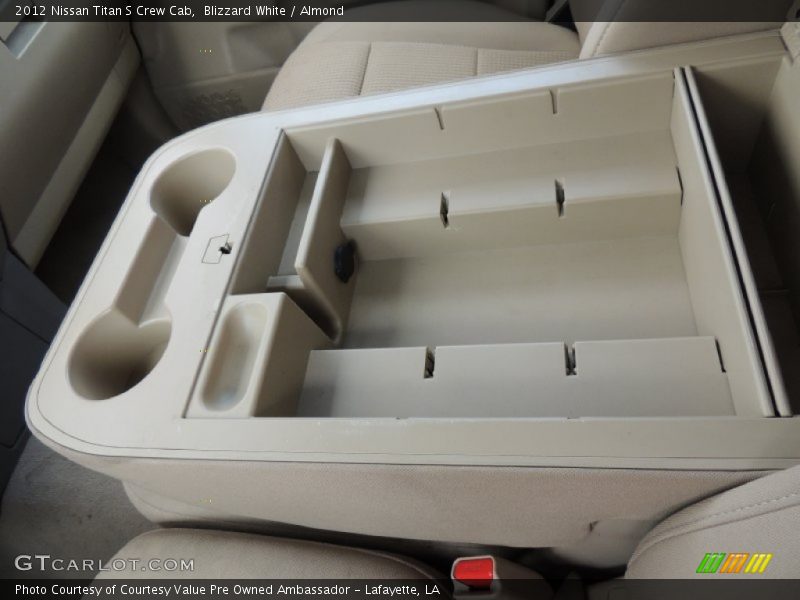 Blizzard White / Almond 2012 Nissan Titan S Crew Cab