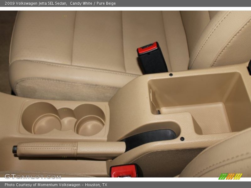 Candy White / Pure Beige 2009 Volkswagen Jetta SEL Sedan