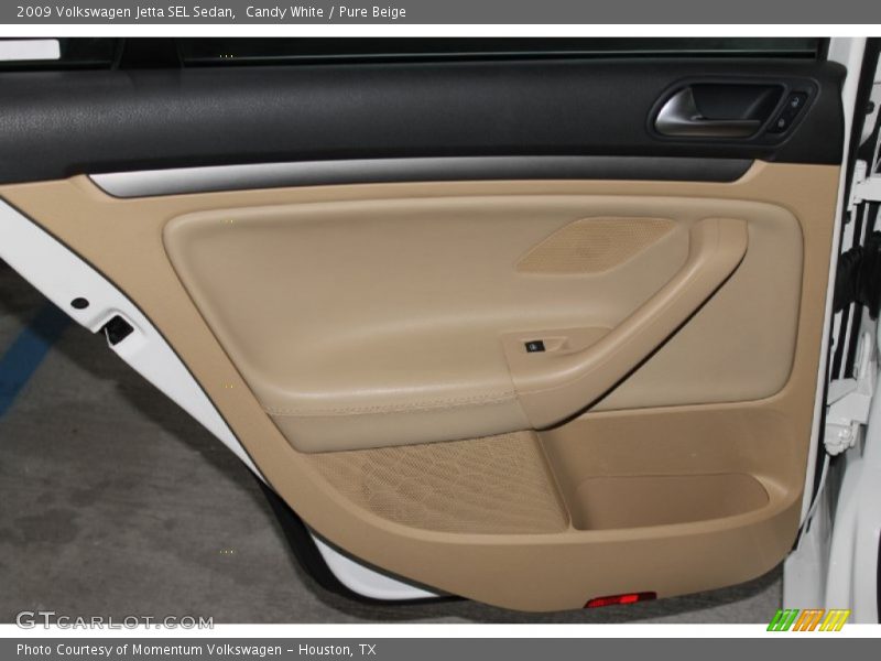 Candy White / Pure Beige 2009 Volkswagen Jetta SEL Sedan