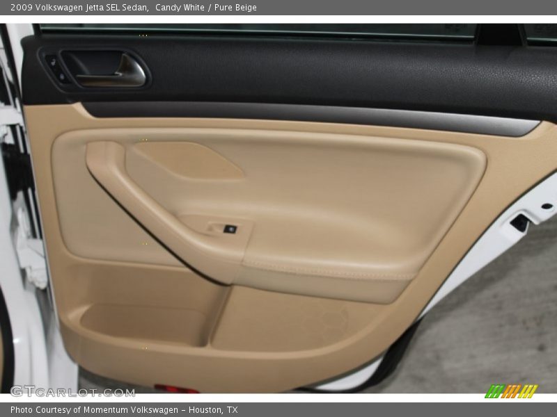Candy White / Pure Beige 2009 Volkswagen Jetta SEL Sedan