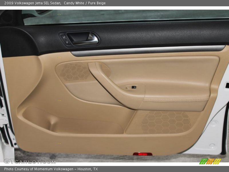 Candy White / Pure Beige 2009 Volkswagen Jetta SEL Sedan