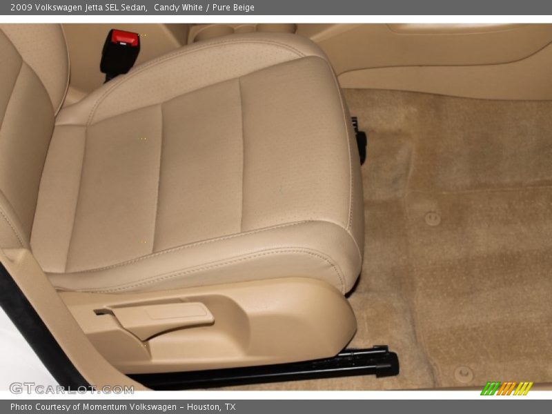Candy White / Pure Beige 2009 Volkswagen Jetta SEL Sedan
