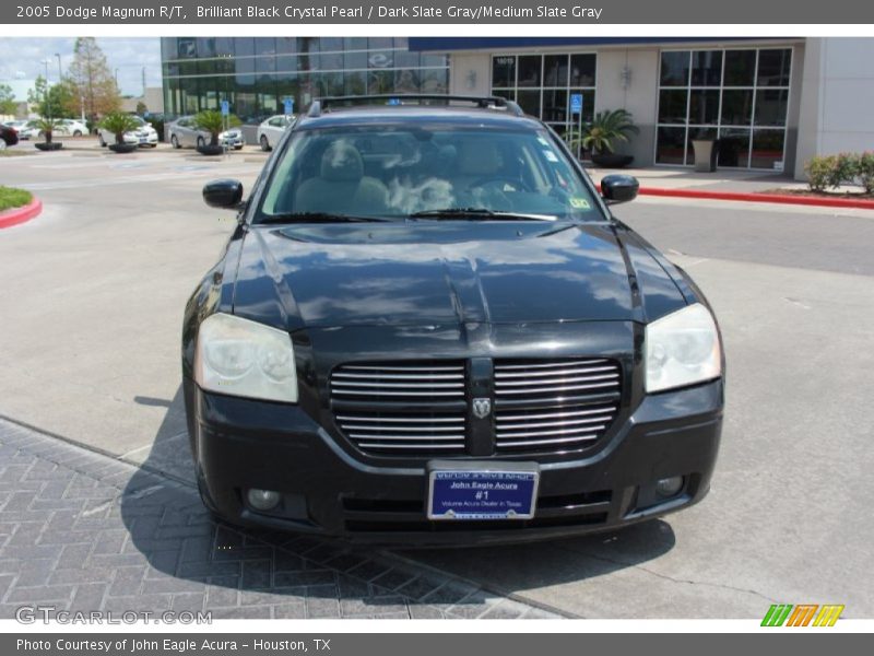 Brilliant Black Crystal Pearl / Dark Slate Gray/Medium Slate Gray 2005 Dodge Magnum R/T