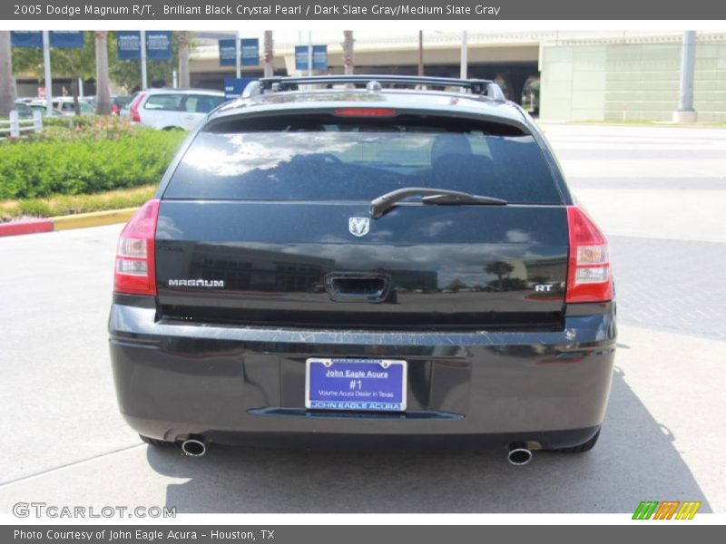 Brilliant Black Crystal Pearl / Dark Slate Gray/Medium Slate Gray 2005 Dodge Magnum R/T