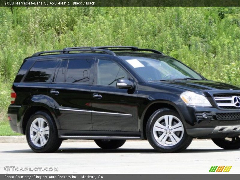 Black / Black 2008 Mercedes-Benz GL 450 4Matic