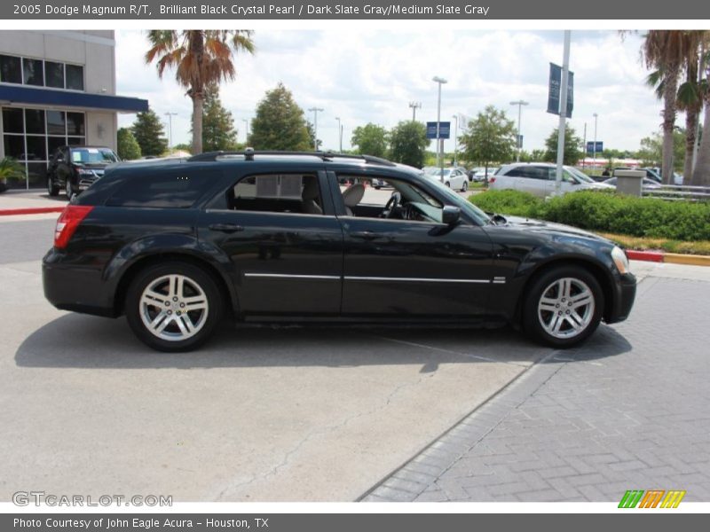 Brilliant Black Crystal Pearl / Dark Slate Gray/Medium Slate Gray 2005 Dodge Magnum R/T