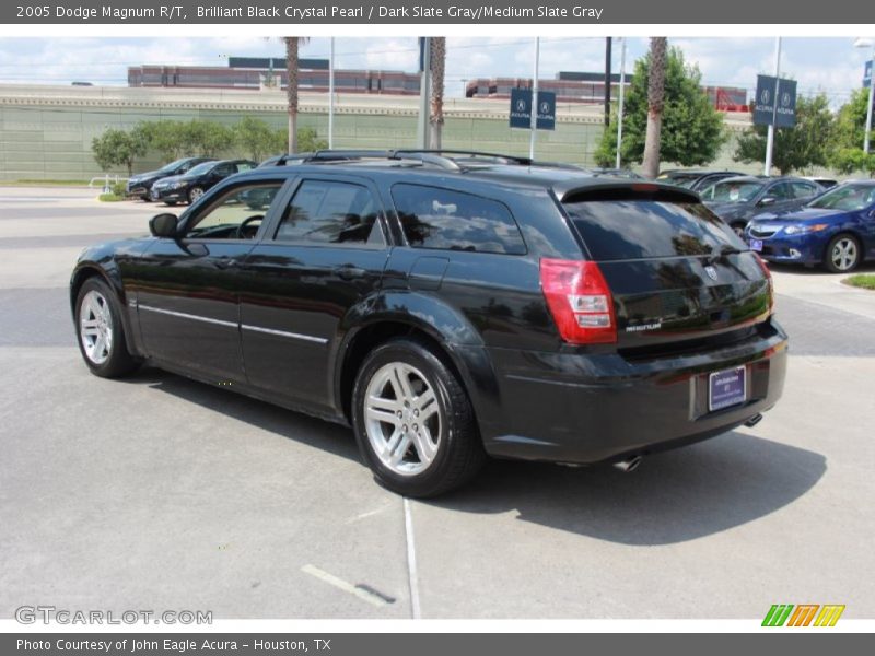 Brilliant Black Crystal Pearl / Dark Slate Gray/Medium Slate Gray 2005 Dodge Magnum R/T