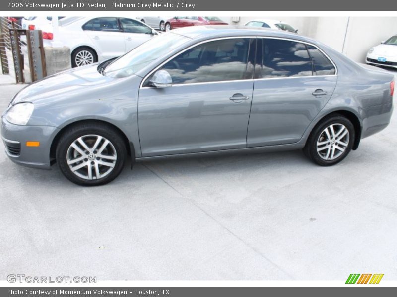 Platinum Grey Metallic / Grey 2006 Volkswagen Jetta TDI Sedan
