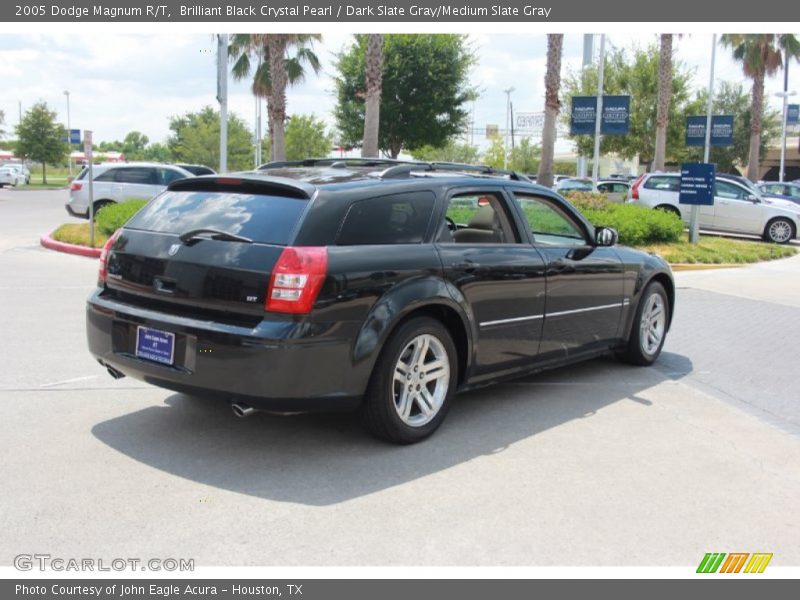 Brilliant Black Crystal Pearl / Dark Slate Gray/Medium Slate Gray 2005 Dodge Magnum R/T