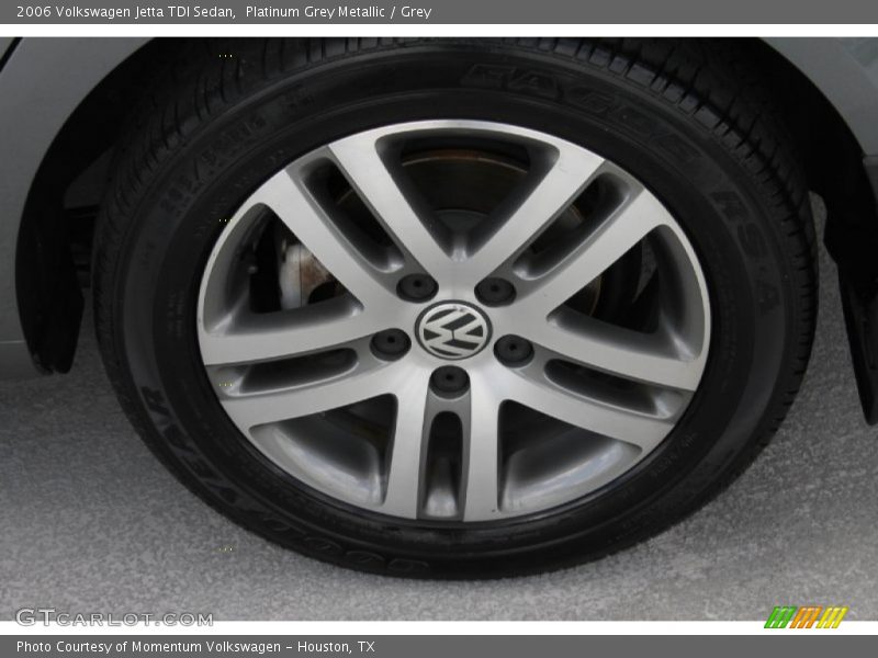 Platinum Grey Metallic / Grey 2006 Volkswagen Jetta TDI Sedan