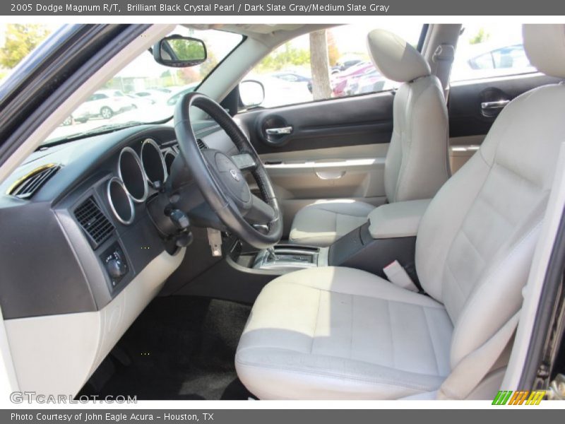 Brilliant Black Crystal Pearl / Dark Slate Gray/Medium Slate Gray 2005 Dodge Magnum R/T