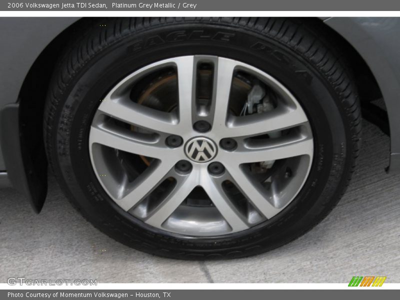 Platinum Grey Metallic / Grey 2006 Volkswagen Jetta TDI Sedan