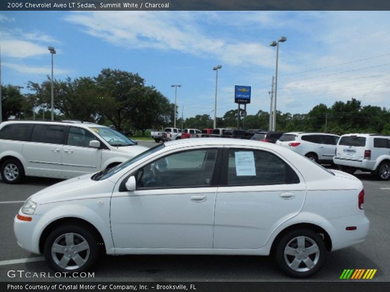 Summit White / Charcoal 2006 Chevrolet Aveo LT Sedan