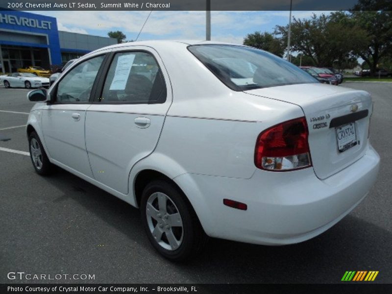 Summit White / Charcoal 2006 Chevrolet Aveo LT Sedan
