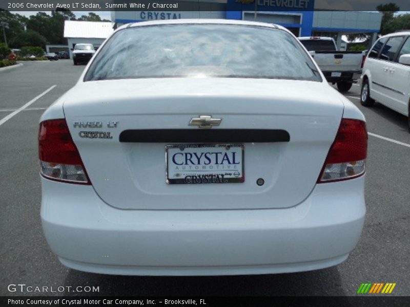Summit White / Charcoal 2006 Chevrolet Aveo LT Sedan