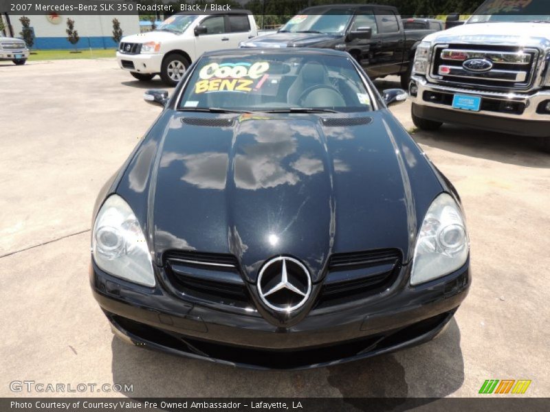 Black / Black 2007 Mercedes-Benz SLK 350 Roadster