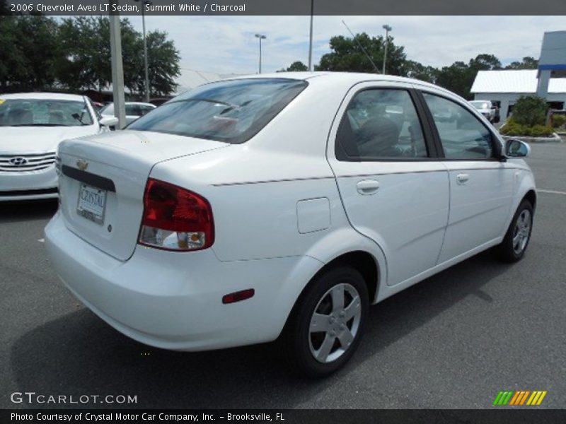 Summit White / Charcoal 2006 Chevrolet Aveo LT Sedan