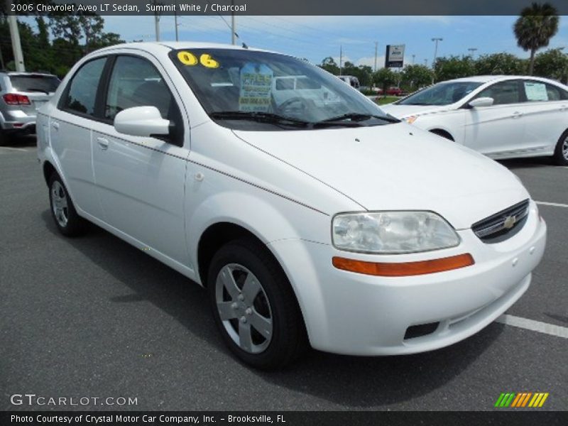 Summit White / Charcoal 2006 Chevrolet Aveo LT Sedan