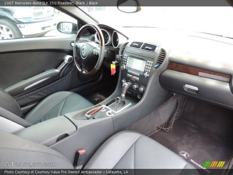 Black / Black 2007 Mercedes-Benz SLK 350 Roadster