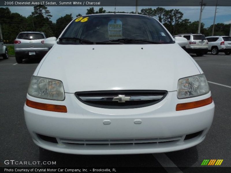 Summit White / Charcoal 2006 Chevrolet Aveo LT Sedan