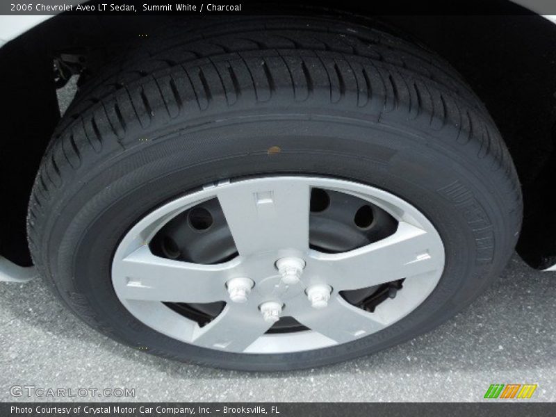 Summit White / Charcoal 2006 Chevrolet Aveo LT Sedan