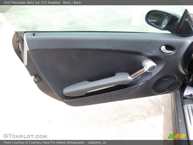Black / Black 2007 Mercedes-Benz SLK 350 Roadster