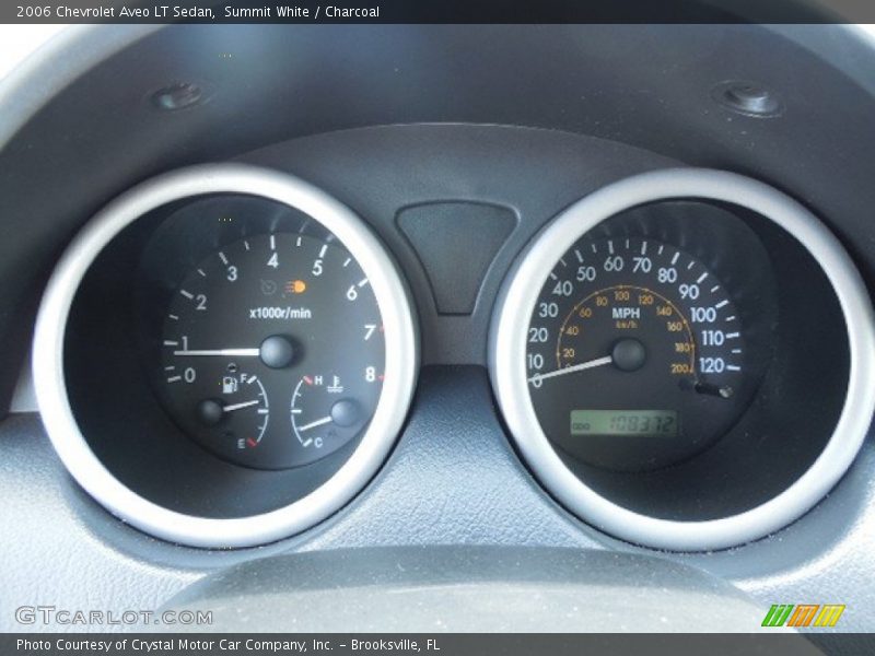 Summit White / Charcoal 2006 Chevrolet Aveo LT Sedan