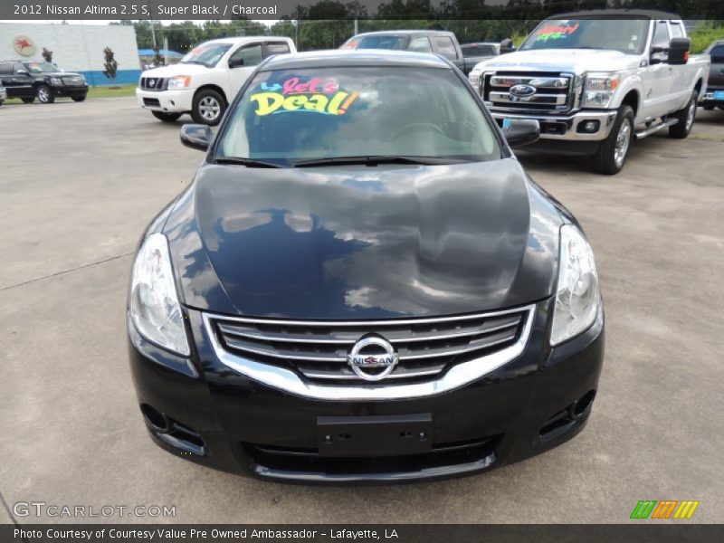Super Black / Charcoal 2012 Nissan Altima 2.5 S