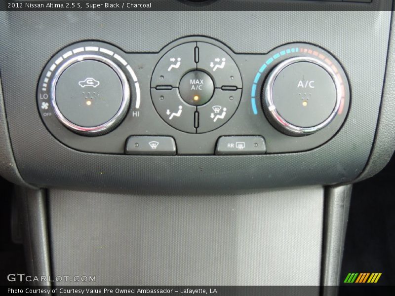 Super Black / Charcoal 2012 Nissan Altima 2.5 S