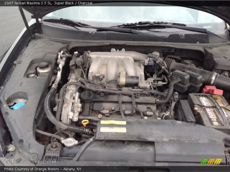 Super Black / Charcoal 2007 Nissan Maxima 3.5 SL