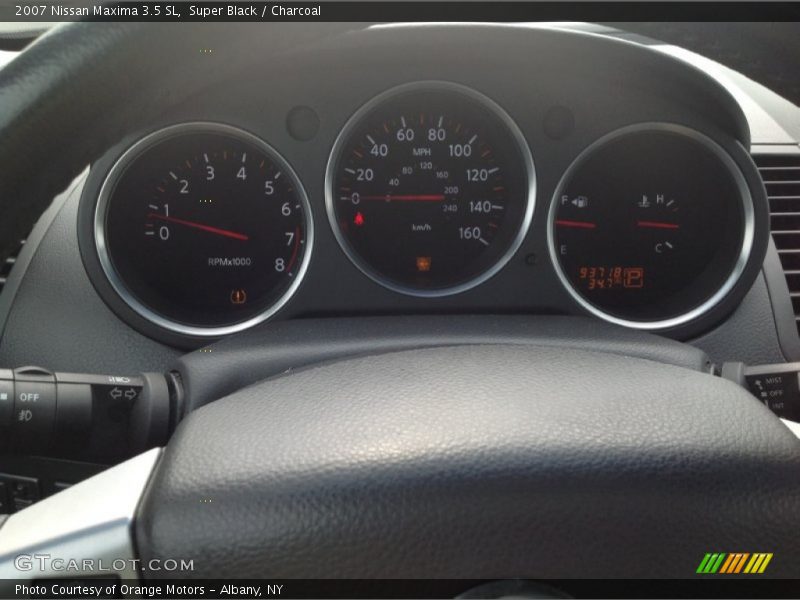 Super Black / Charcoal 2007 Nissan Maxima 3.5 SL