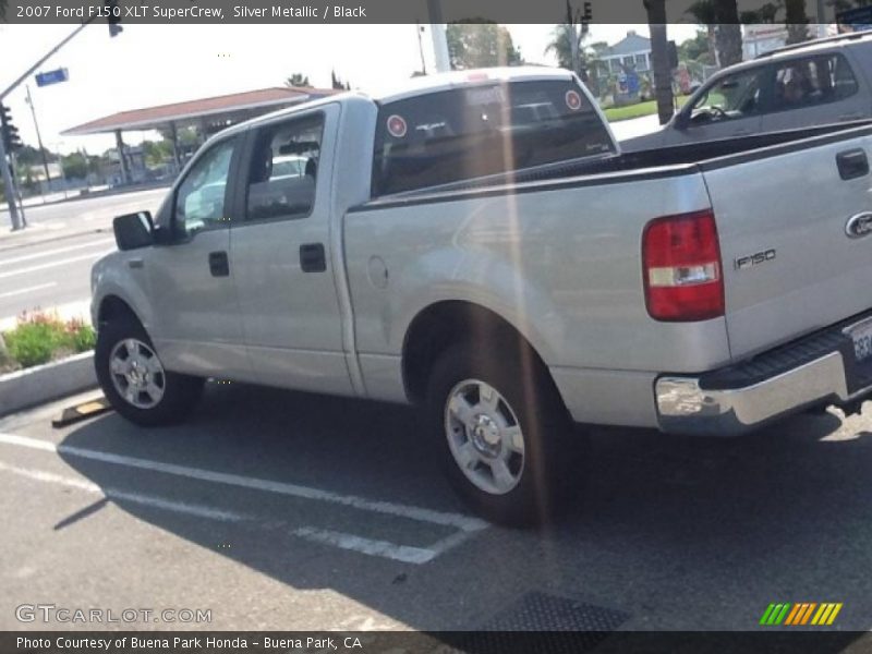 Silver Metallic / Black 2007 Ford F150 XLT SuperCrew