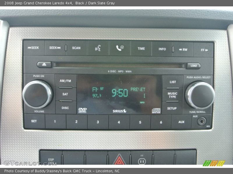 Black / Dark Slate Gray 2008 Jeep Grand Cherokee Laredo 4x4