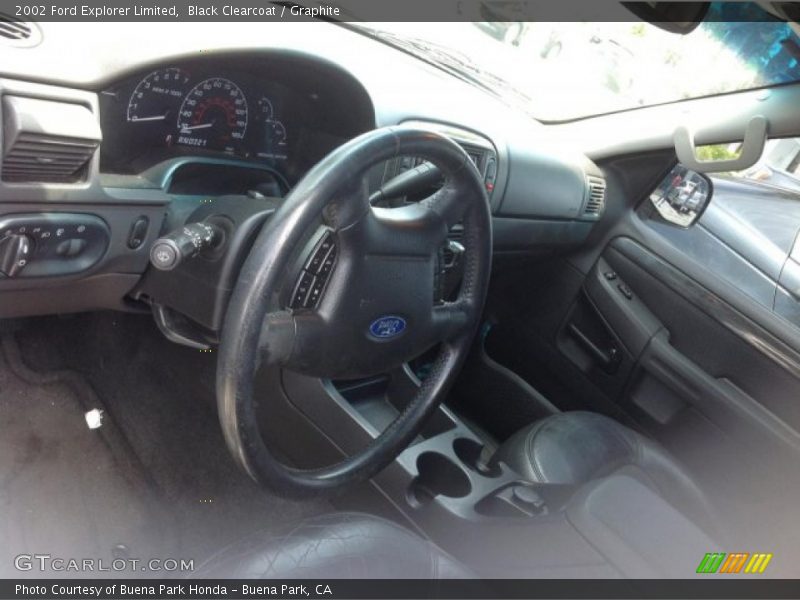 Black Clearcoat / Graphite 2002 Ford Explorer Limited