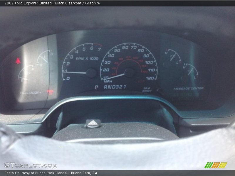 Black Clearcoat / Graphite 2002 Ford Explorer Limited