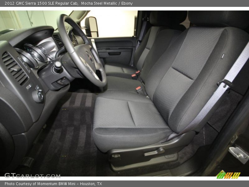 Front Seat of 2012 Sierra 1500 SLE Regular Cab