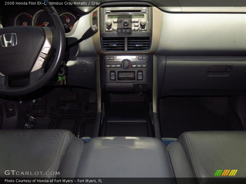 Nimbus Gray Metallic / Gray 2008 Honda Pilot EX-L
