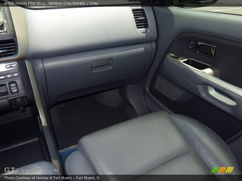 Nimbus Gray Metallic / Gray 2008 Honda Pilot EX-L