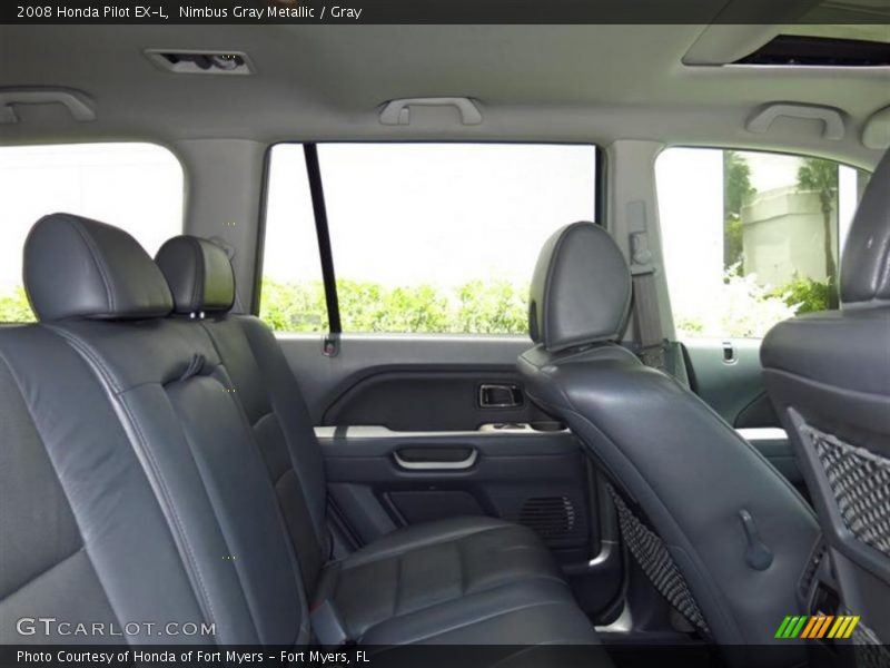 Nimbus Gray Metallic / Gray 2008 Honda Pilot EX-L