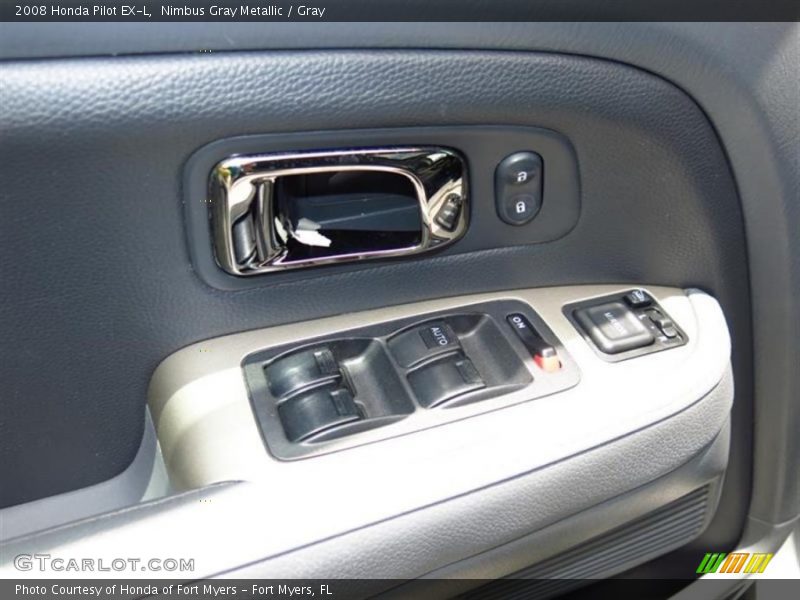 Nimbus Gray Metallic / Gray 2008 Honda Pilot EX-L