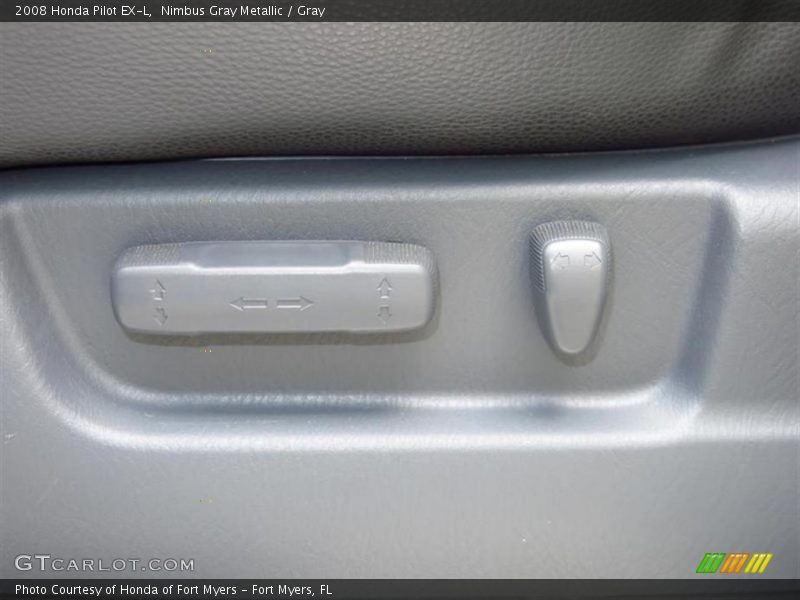 Nimbus Gray Metallic / Gray 2008 Honda Pilot EX-L