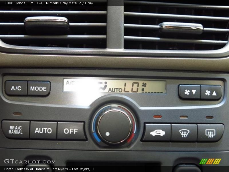Nimbus Gray Metallic / Gray 2008 Honda Pilot EX-L